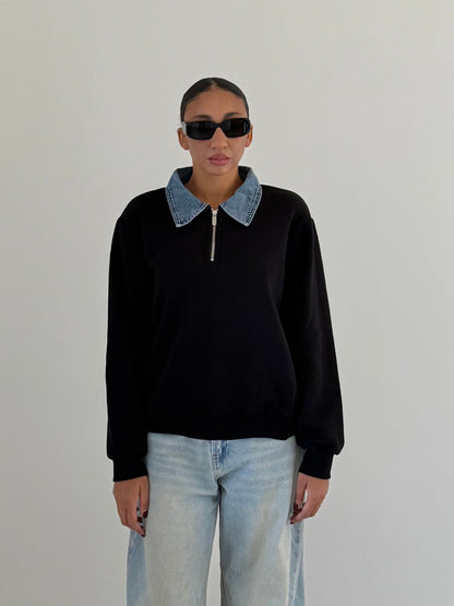Felpa denim