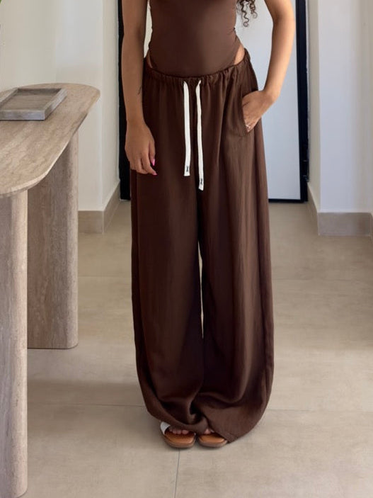 pantalone misto cotton