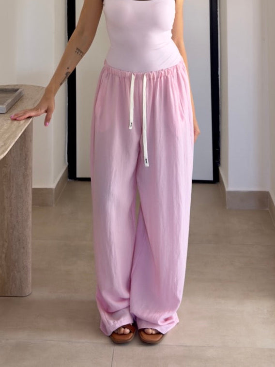 pantalone misto cotton